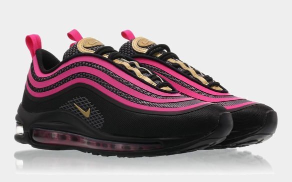 Фото Nike Air Max 97 Ultra черно-розовые - 1